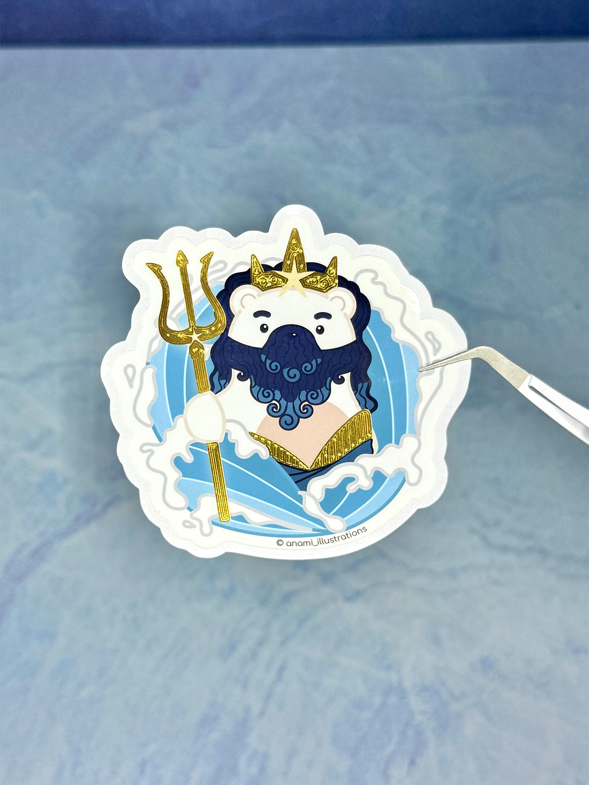 Stickers individuales con Foil de Mitología Griega