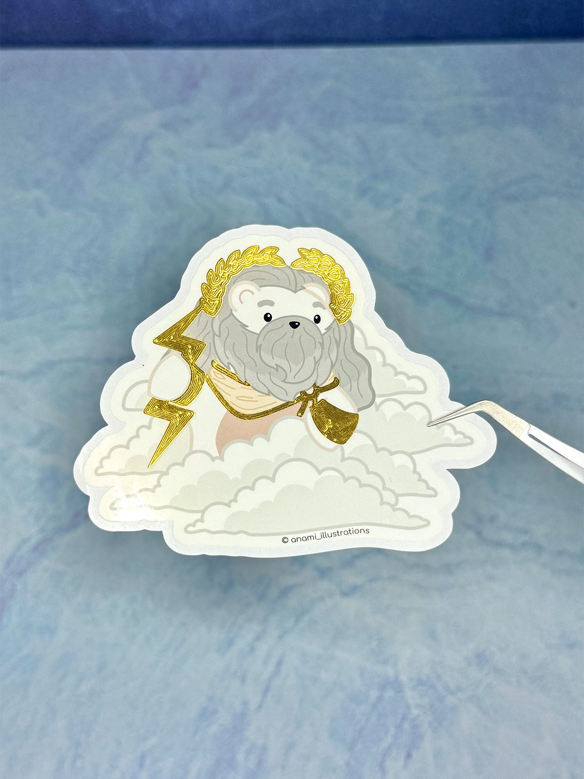 Stickers individuales con Foil de Mitología Griega
