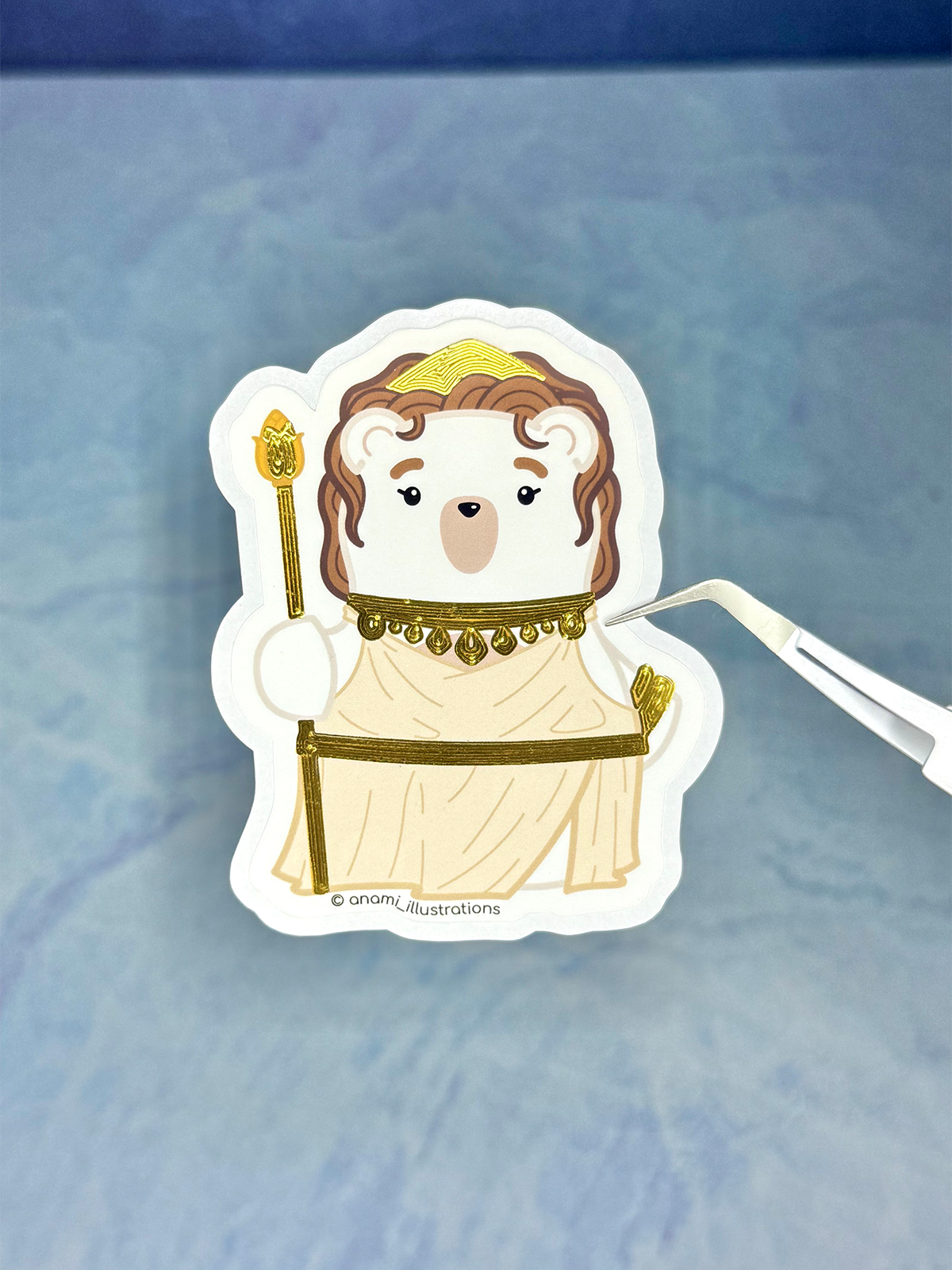 Stickers individuales con Foil de Mitología Griega
