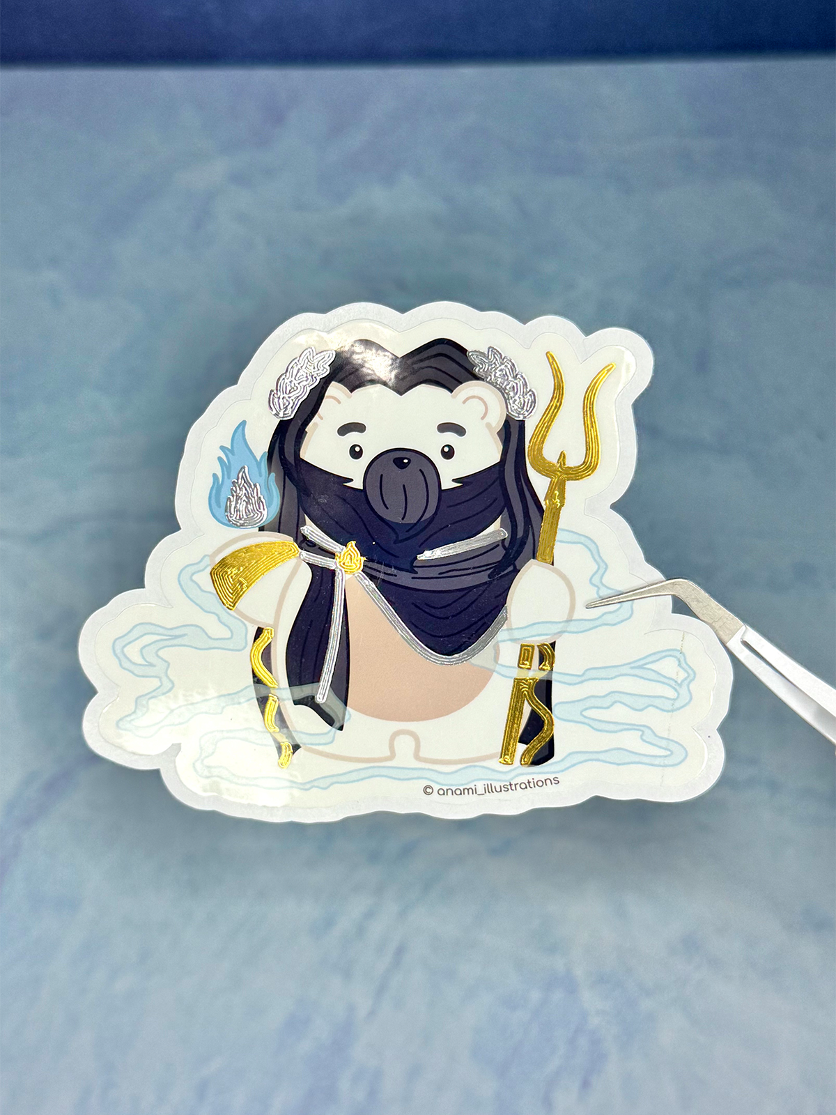Stickers individuales con Foil de Mitología Griega