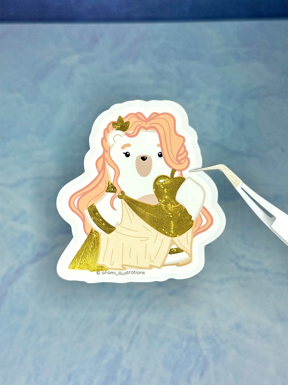 Stickers individuales con Foil de Mitología Griega