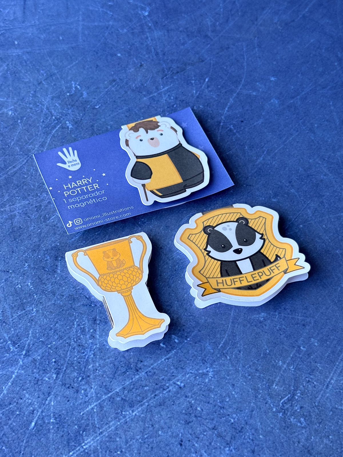 Separador magnético de Harry Potter (Hufflepuff)
