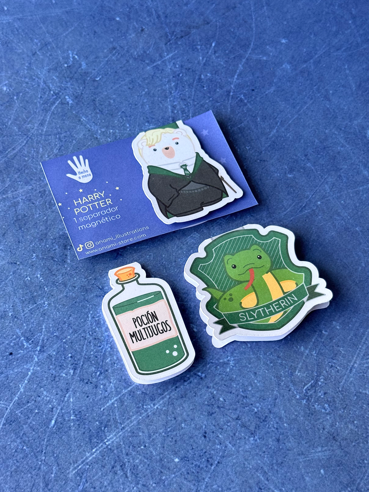 Separador magnético de Harry Potter (Slytherin)