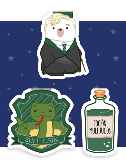 Separador magnético de Harry Potter (Slytherin)