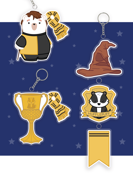 Llaveros de Harry Potter (Hufflepuff)