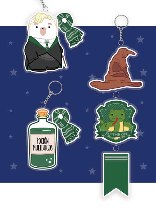 Llaveros de Harry Potter (Slytherin)