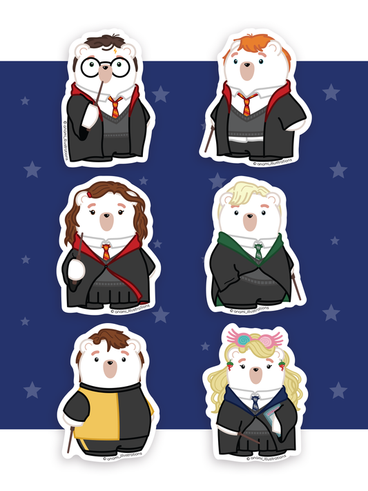Stickers individuales de Harry Potter