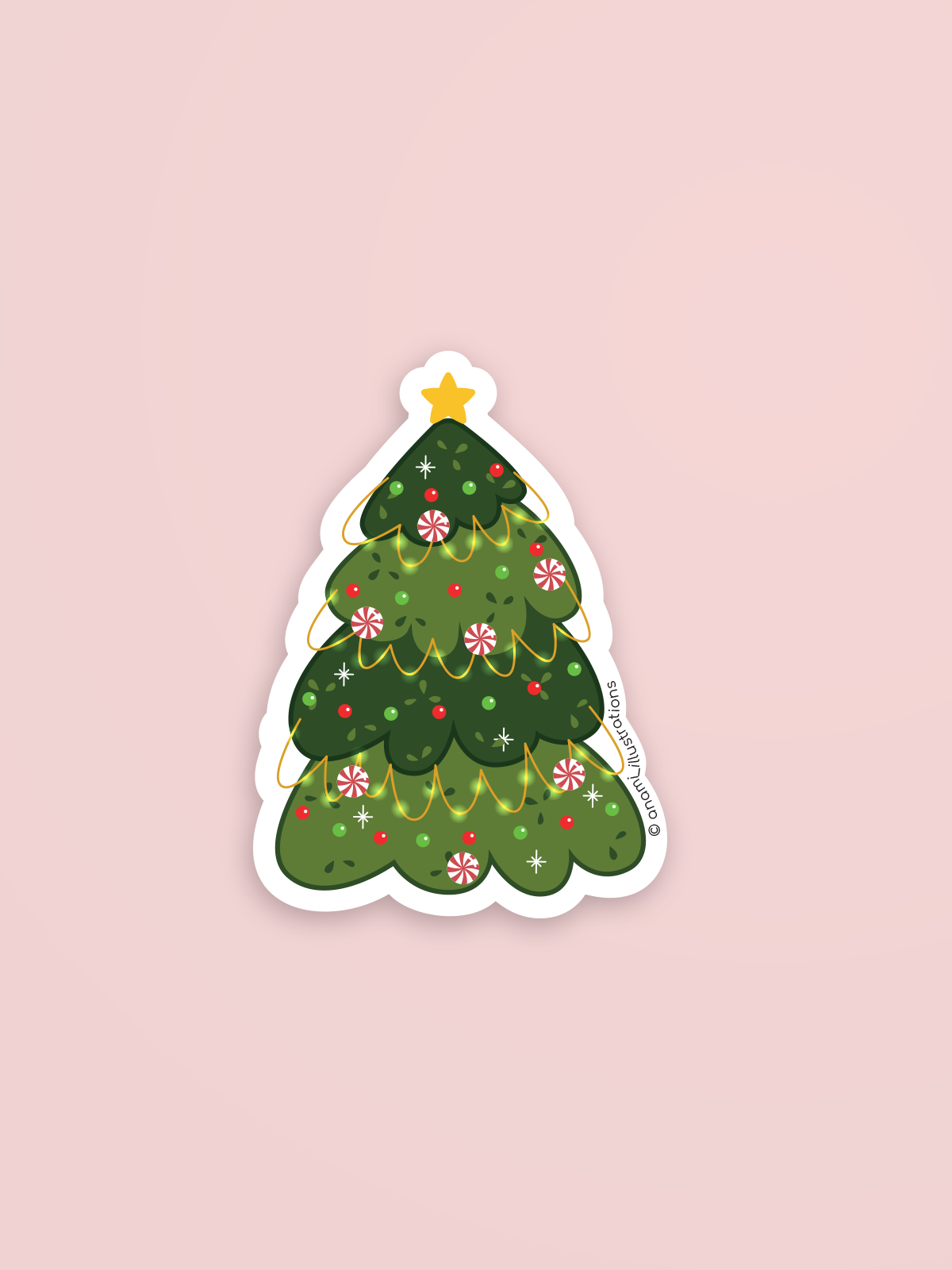 Stickers individuales de Navidad