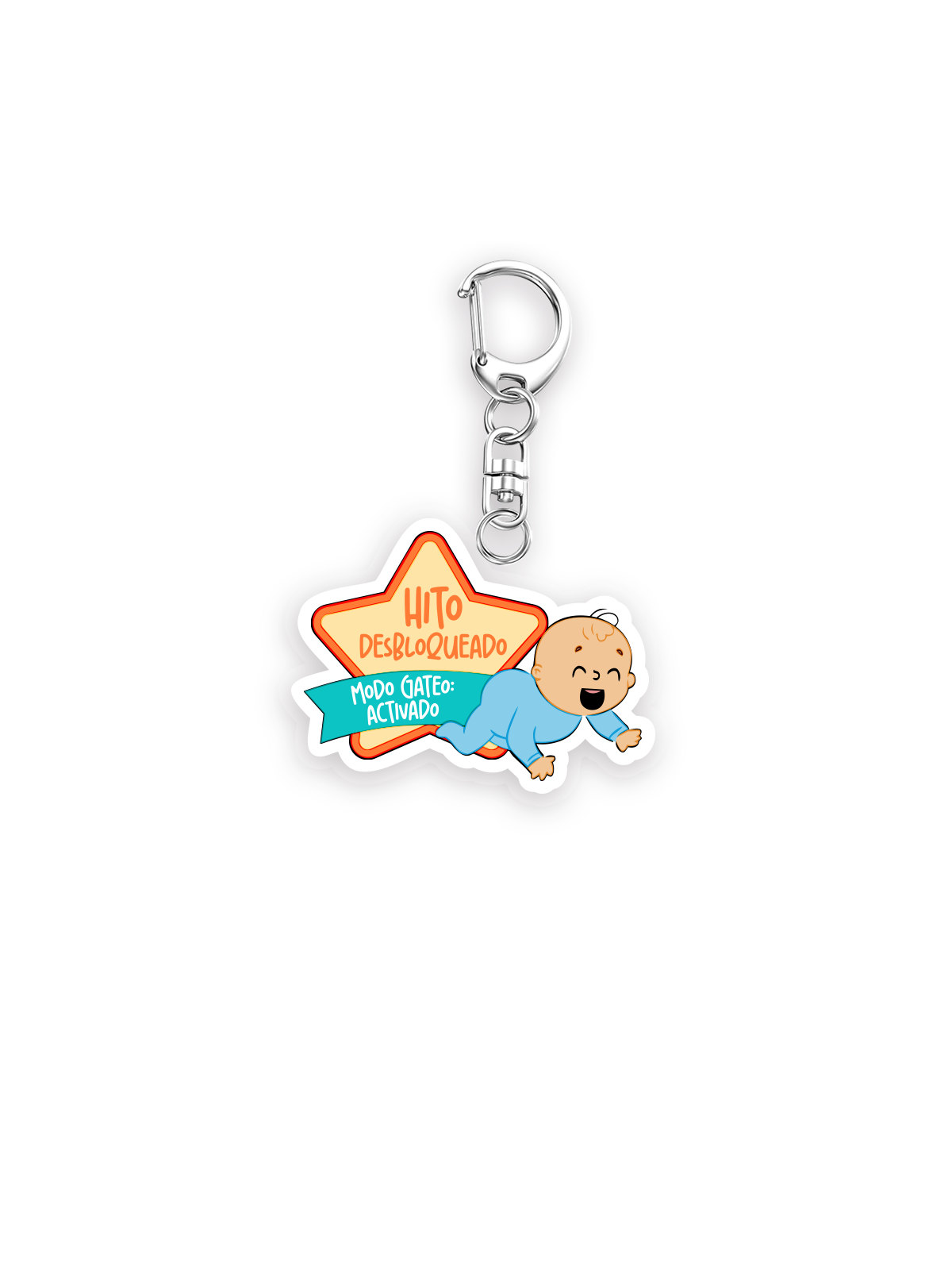 Llaveros de Bebés - Versión Hitos Desbloqueados