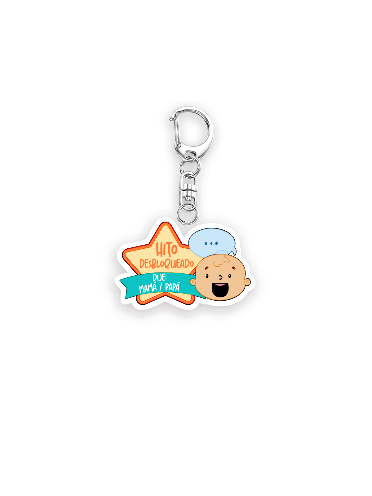 Llaveros de Bebés - Versión Hitos Desbloqueados