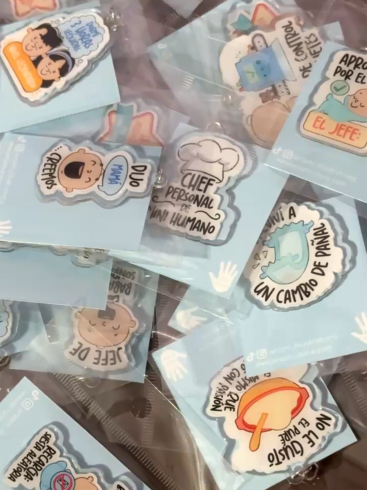 Llaveros de Bebés - Versión papás