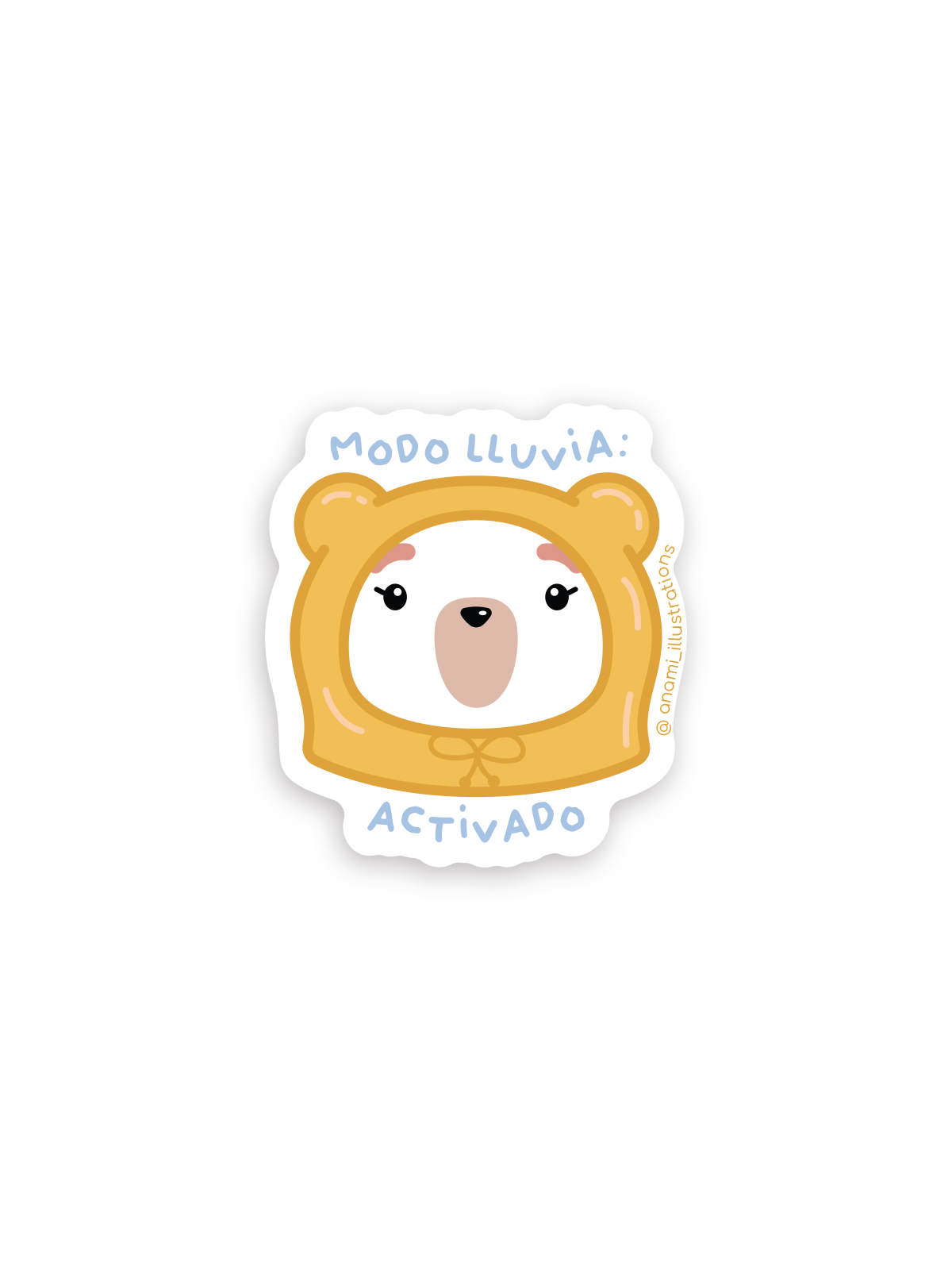 Stickers individuales de Lluvia