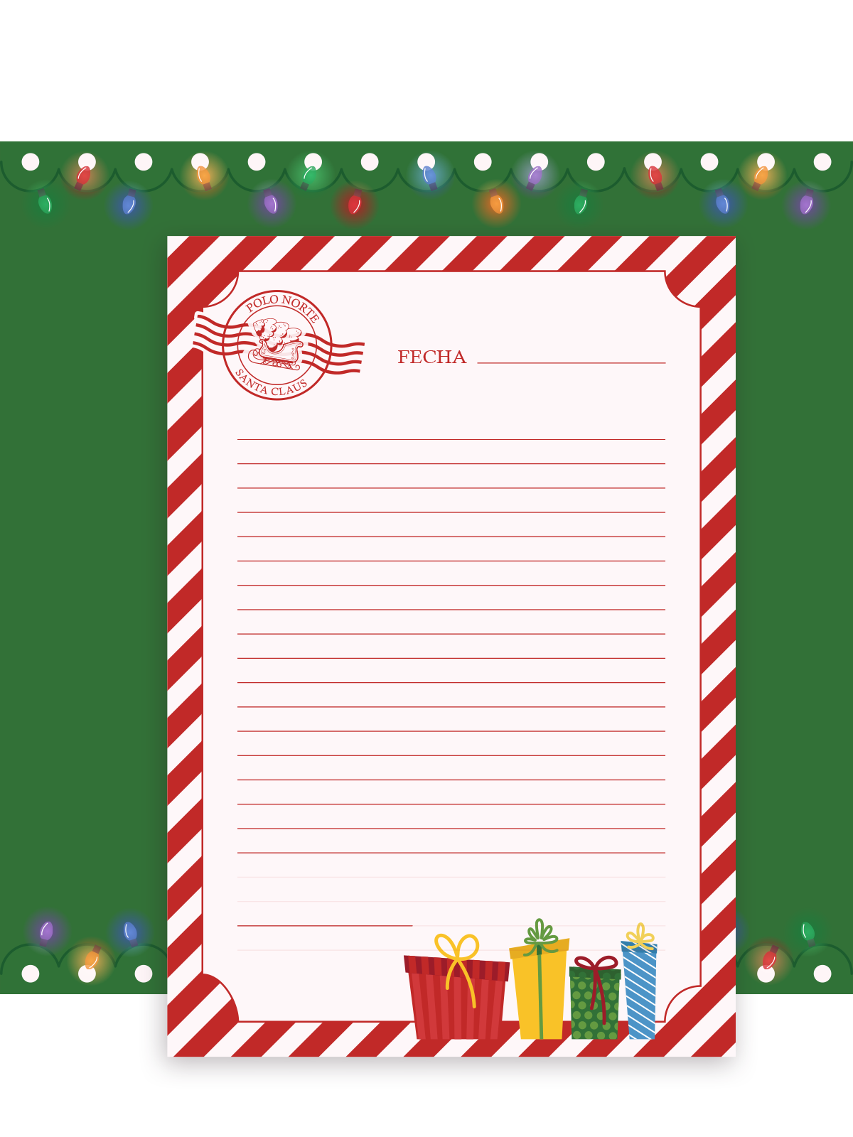 Bloc de notas de Navidad